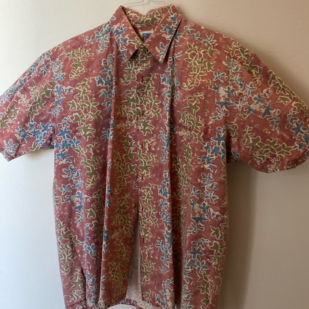 Red Kahala Hawaiian Islands shirt